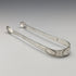 Circa 1800 British Antique Sterling Silver Sugar Tongs 25g George Smith IV